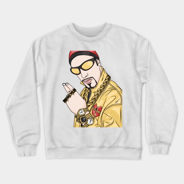 Ali G In da House - Aladeen Hip Hop Style - DIGITAL DRAWING Crewneck Sweatshirt by thesportstation